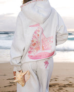 "Chase the Sun" Sweatpants in Heather Cloud