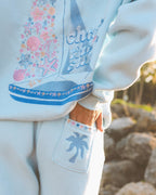 "Chase the Sun" Sweatpants in Sky Blue