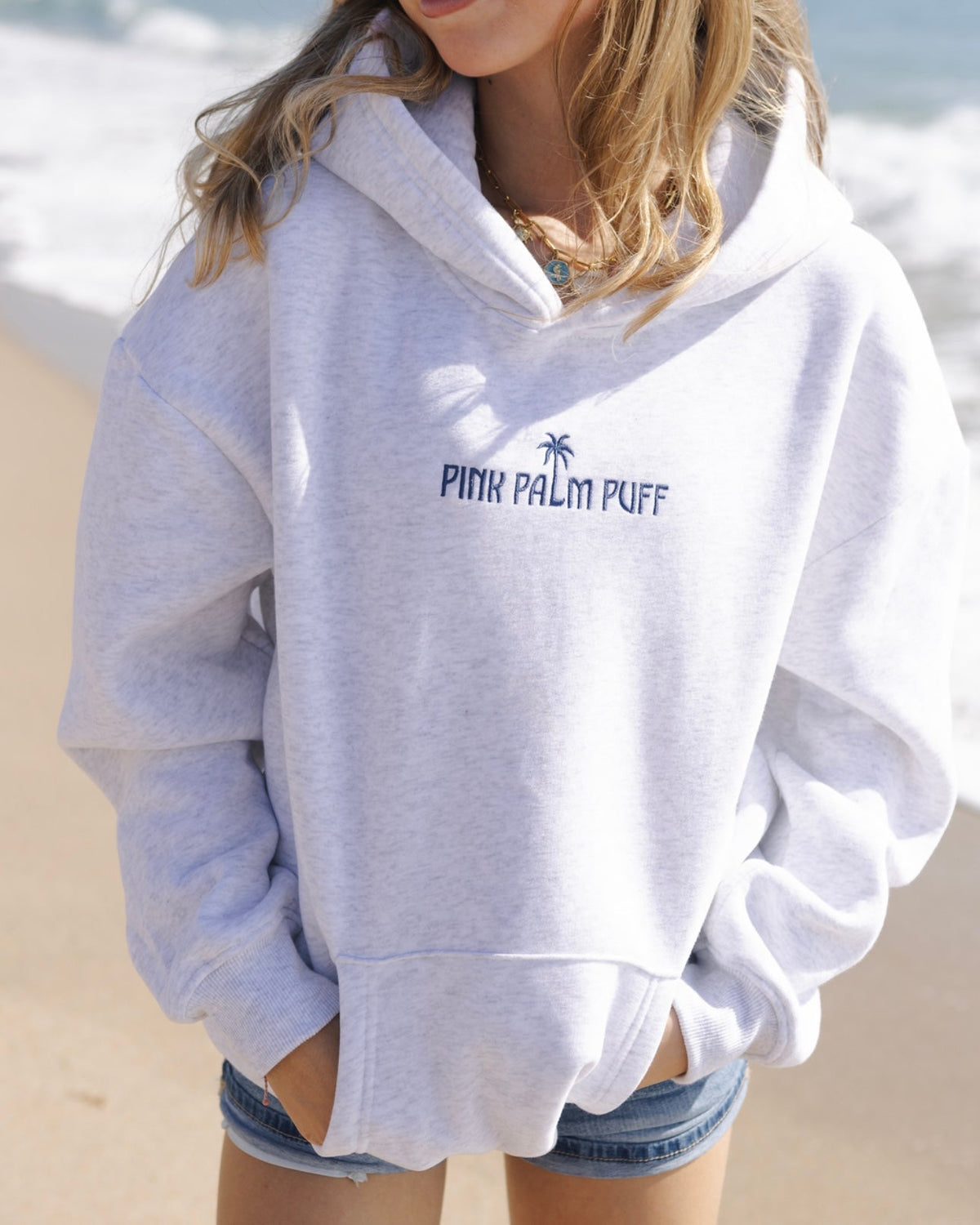 Classic Puff Hoodie in Cloud