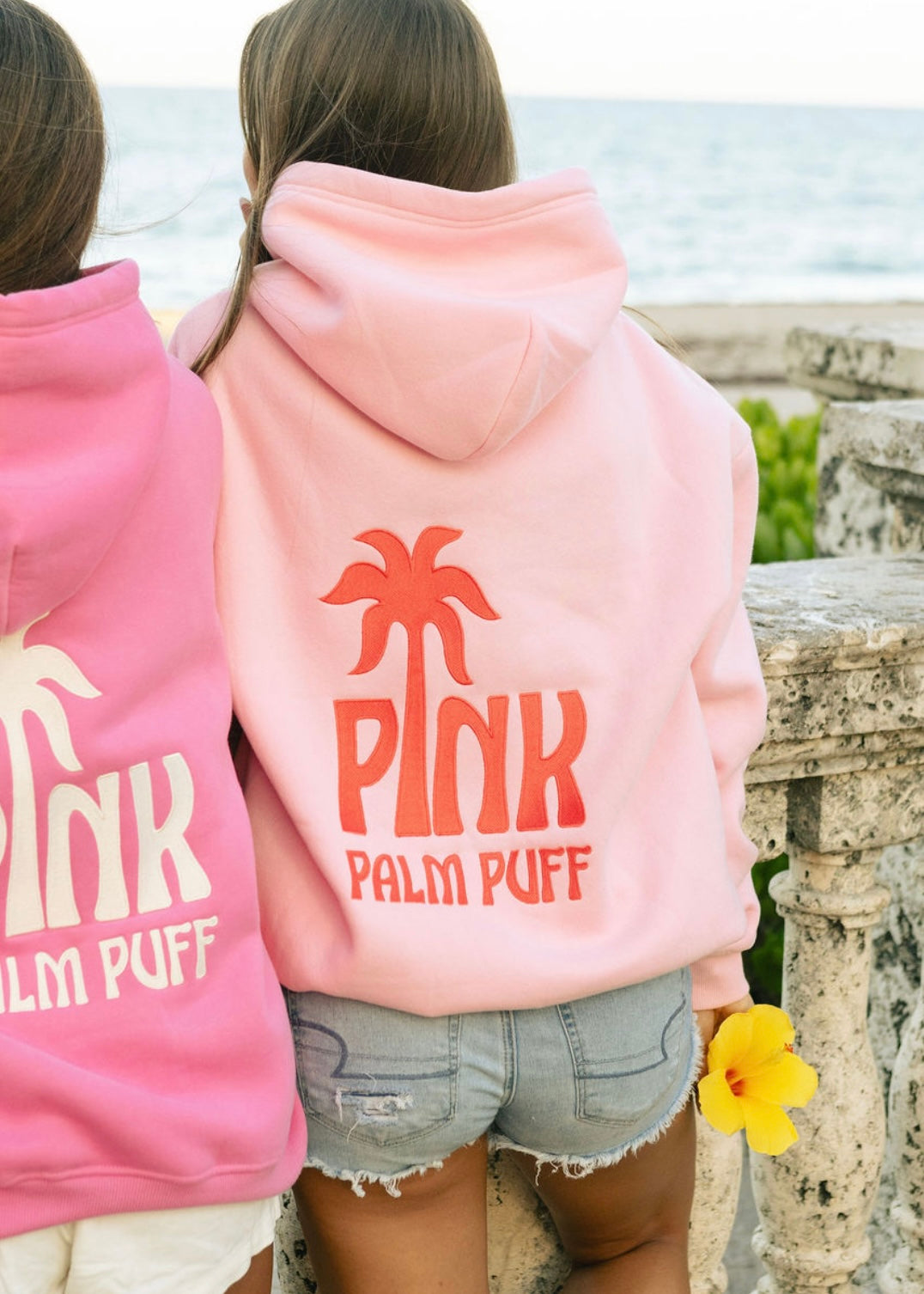 Classic Puff Hoodie in Pink