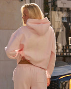 "Lacy" Hoodie in Angel Pink